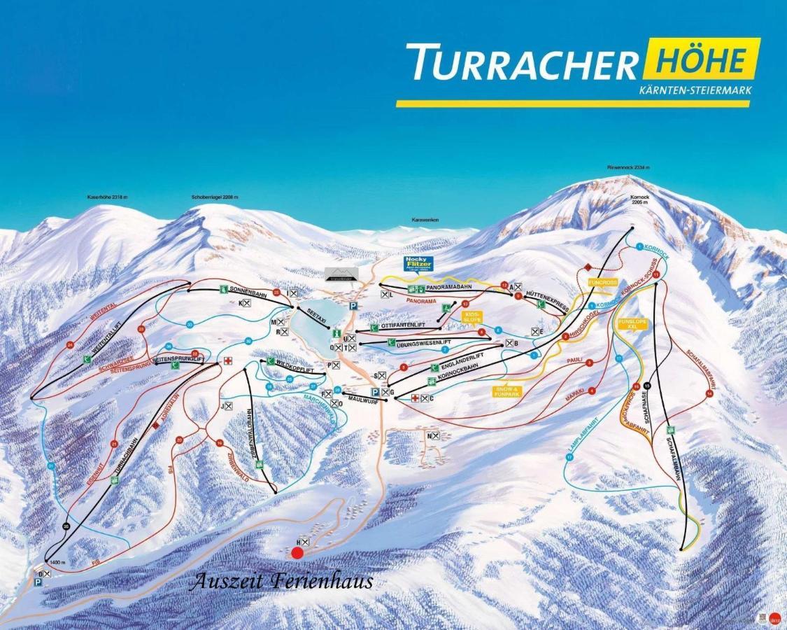Auszeit Ferienhaus Fur 6 Personen ,Mit Grosser Terrasse Und Panoramablick, Turracher Hohe -A1 Haus 436 A Links- 외부 사진