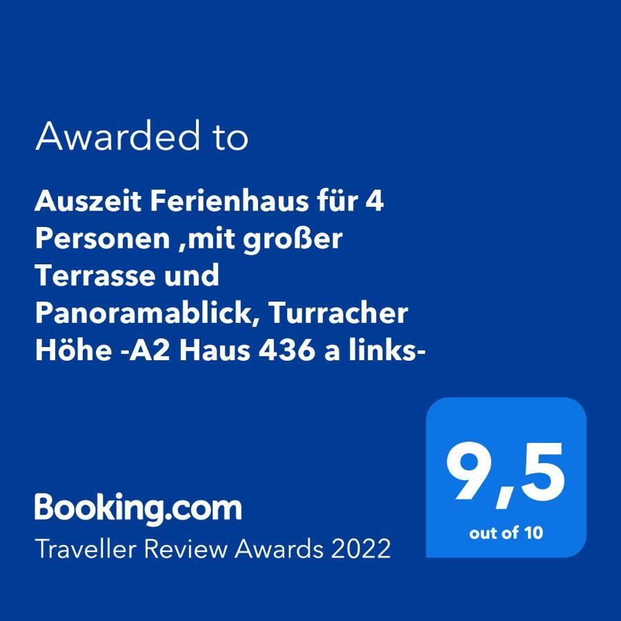 Auszeit Ferienhaus Fur 6 Personen ,Mit Grosser Terrasse Und Panoramablick, Turracher Hohe -A1 Haus 436 A Links- 외부 사진